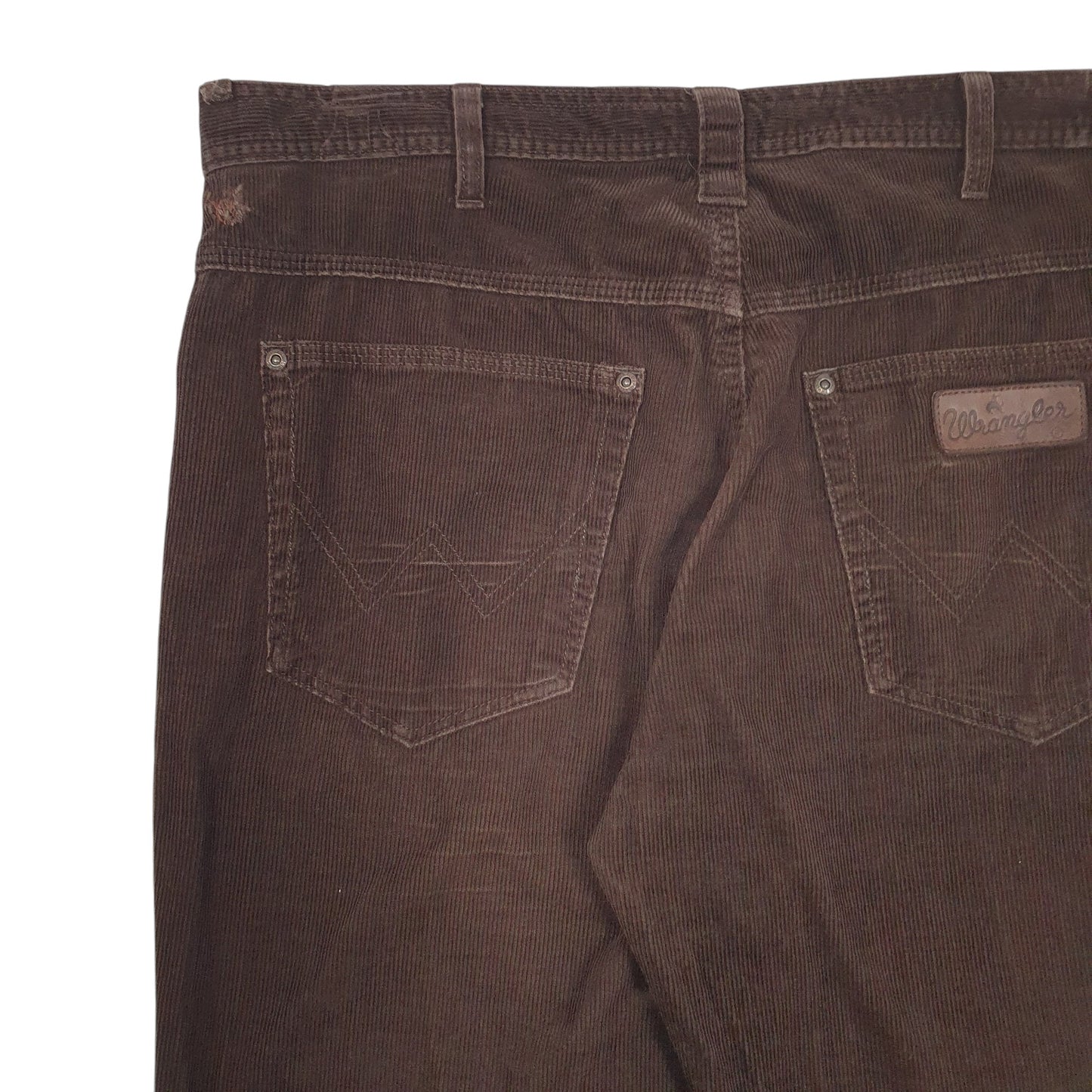 Mens Brown Wranglers Roxboro Corduroy Trousers