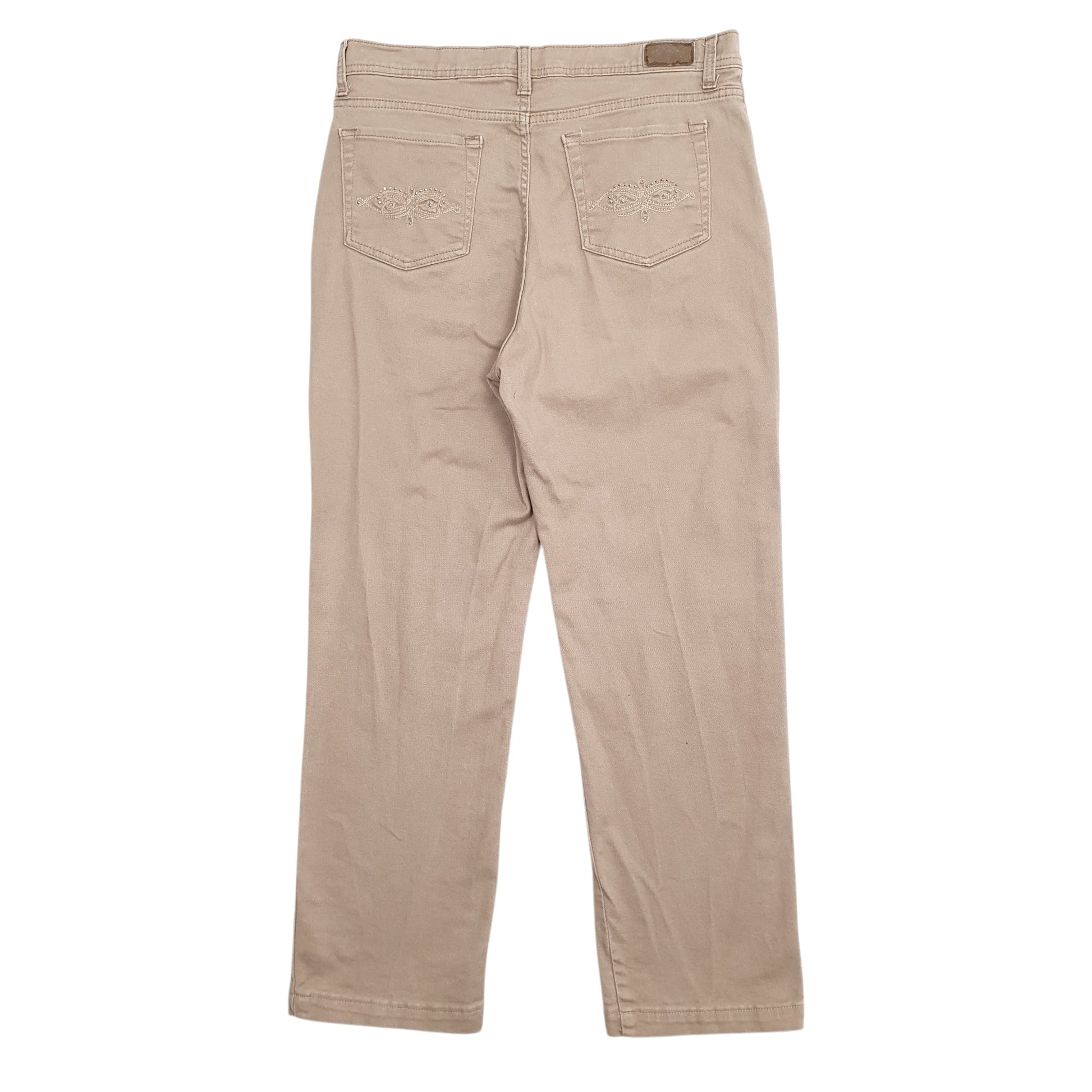 Womens Beige Lee Classic At The Waist Stretch Fit Casual JeansW32 L27