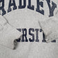 Mens Grey Lee Vintage Crossgrain Reverse Weave Bradley University Crewneck Jumper