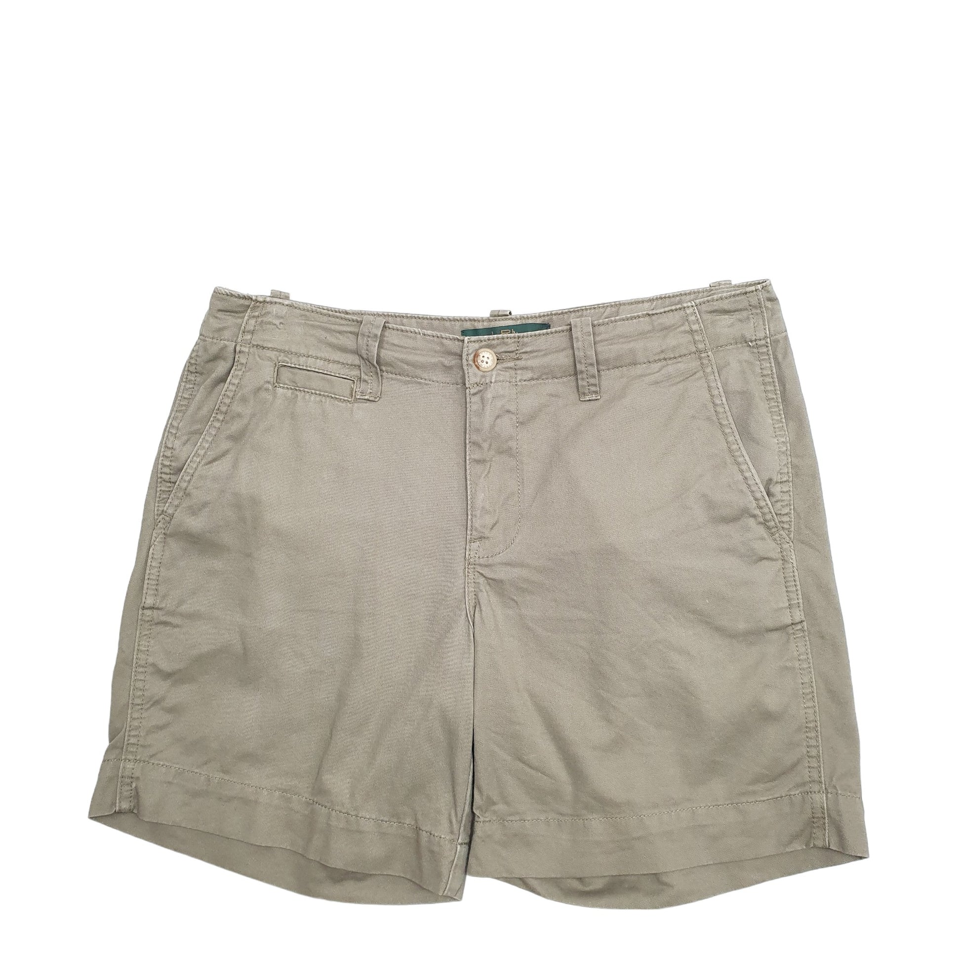 Womens Khaki Ralph Lauren  Chino Shorts