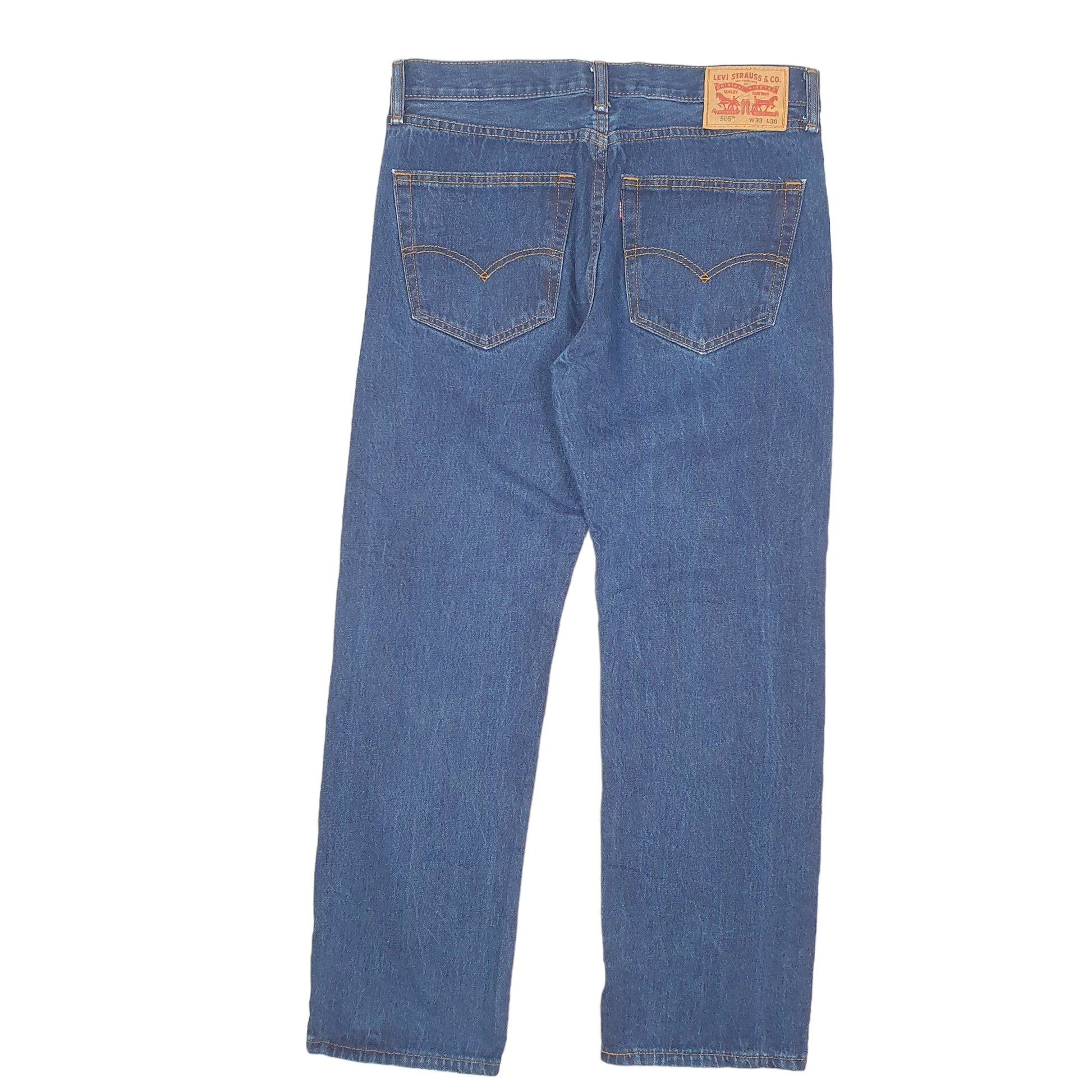 Mens Blue Levis  505 JeansW33 L30