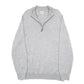 Mens Grey L.L.Bean Knit Quarter Zip Jumper