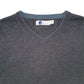 Mens Grey Boden Lightweight V Neck Jumper