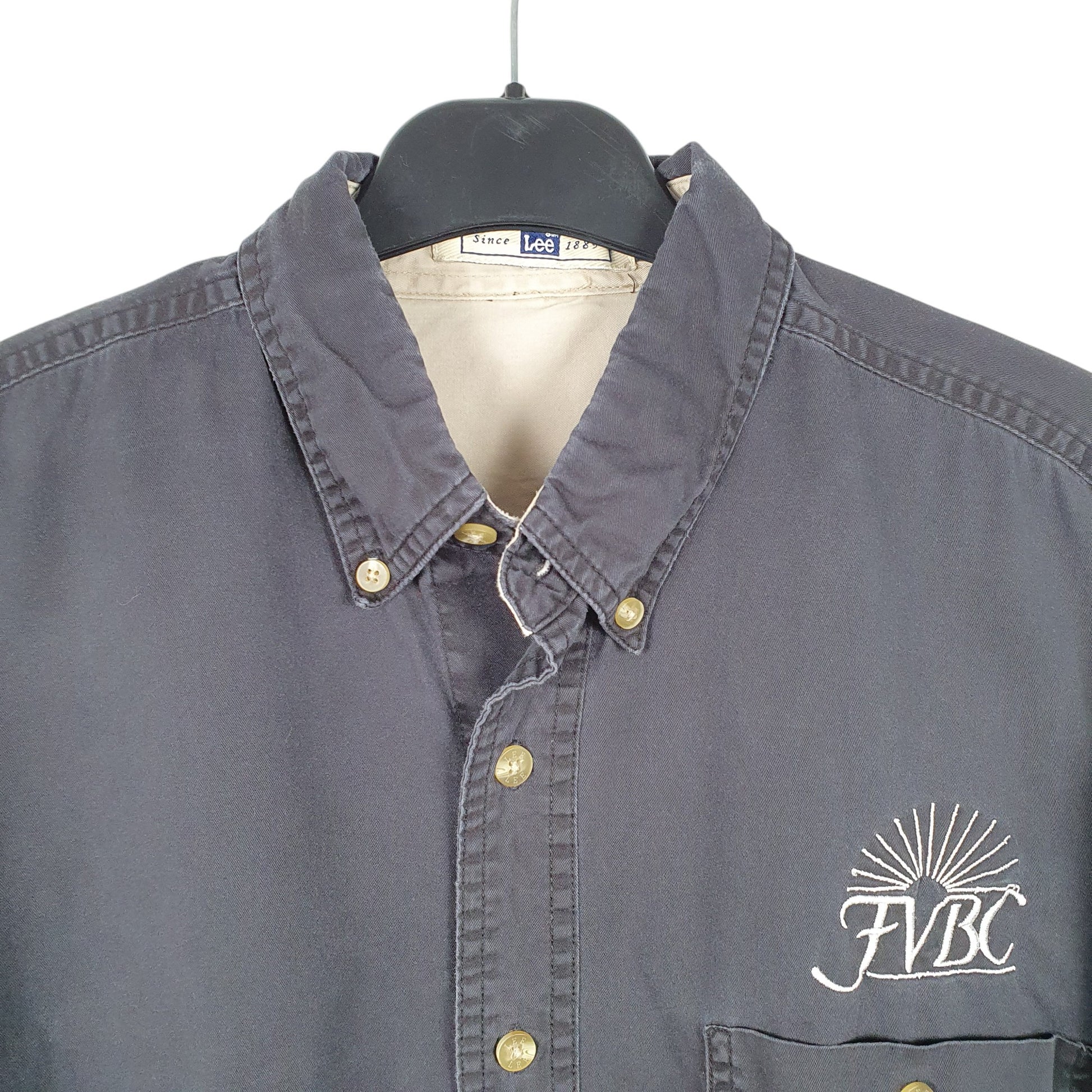 Mens Black Lee FVBC Long Sleeve Shirt