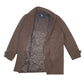 Mens Brown Burberry Long Line  Coat