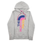 Womens Grey The North Face Spellout Hoodie Jumper