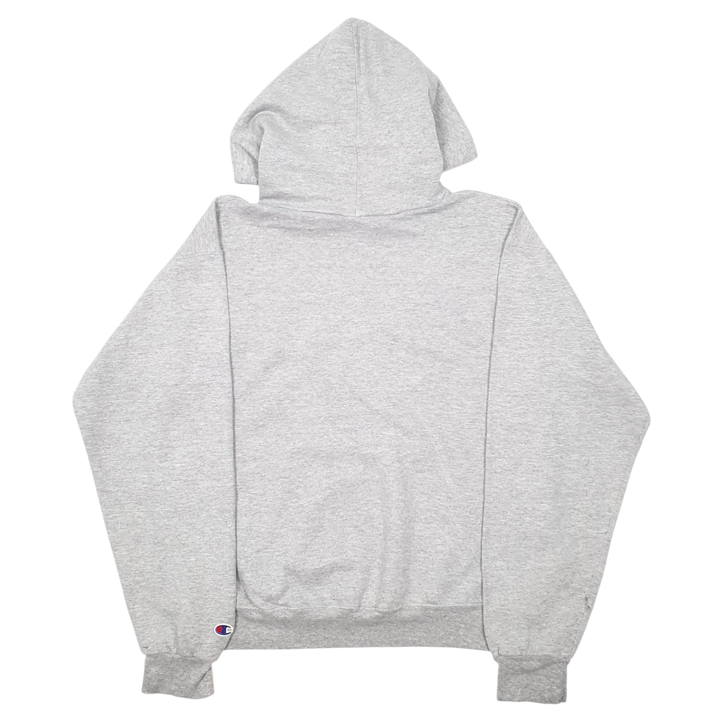 Mens Grey Champion Purdue College USA Spellout Hoodie Jumper