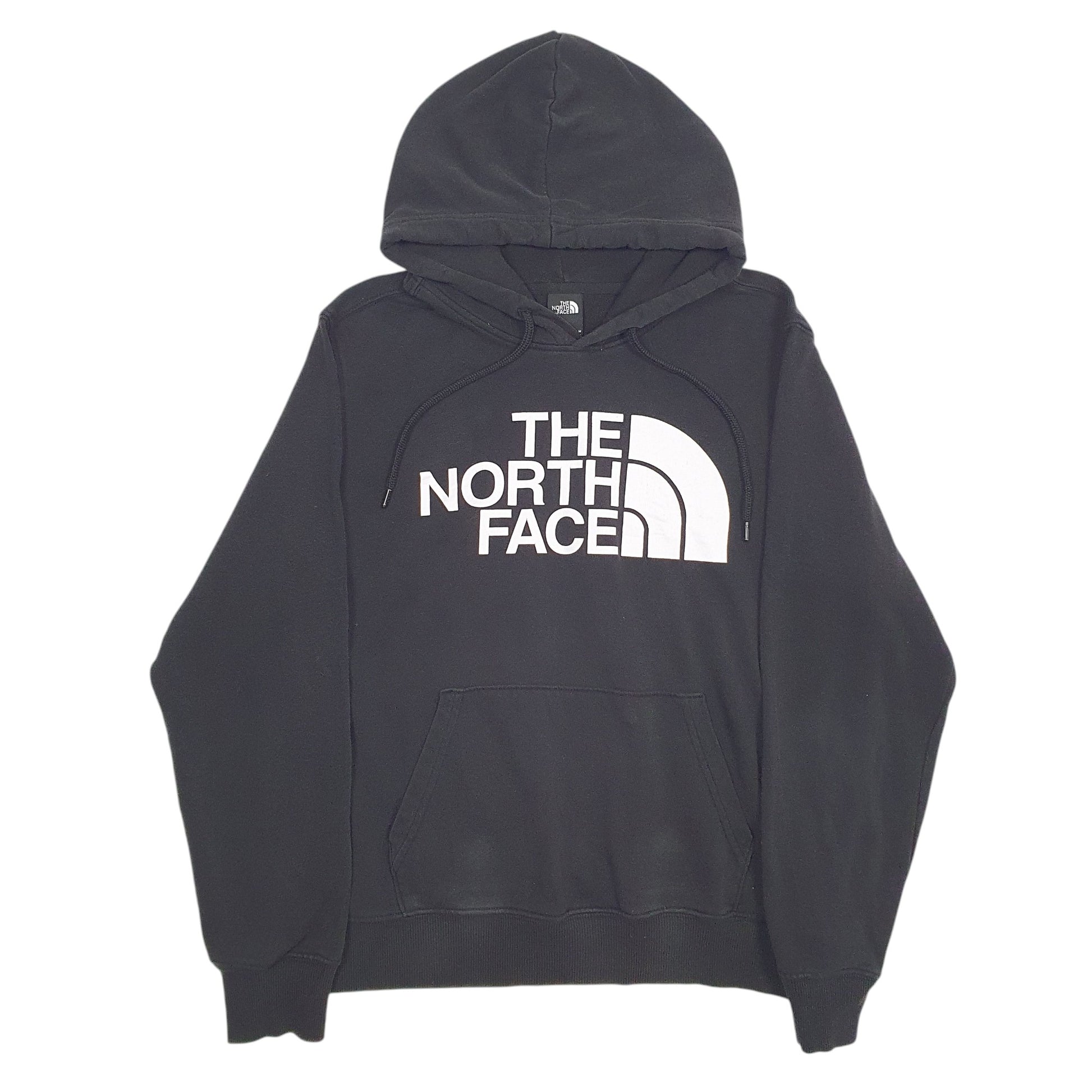 Mens Black The North Face Spellout Hoodie Jumper