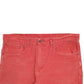 Mens Red Levis 502 Corduroy Trousers