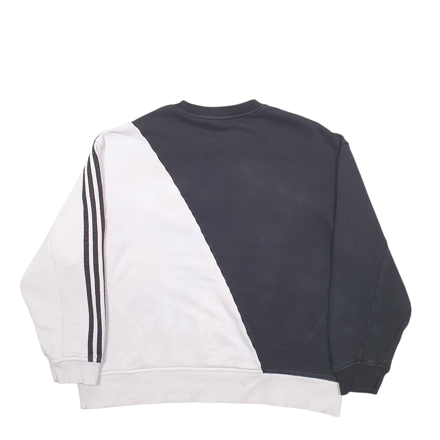 Womens Black Adidas  Crewneck Jumper