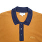 Mens Orange Lacoste Loose Fit Short Sleeve Polo Shirt