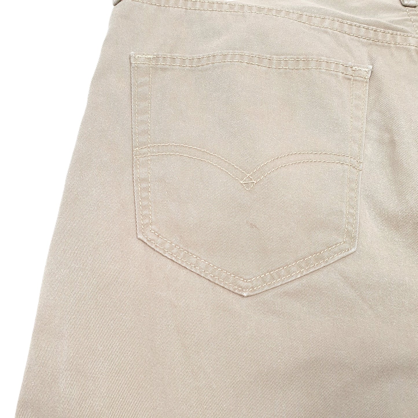 Mens Beige Levis 508 Regular Chino Shorts