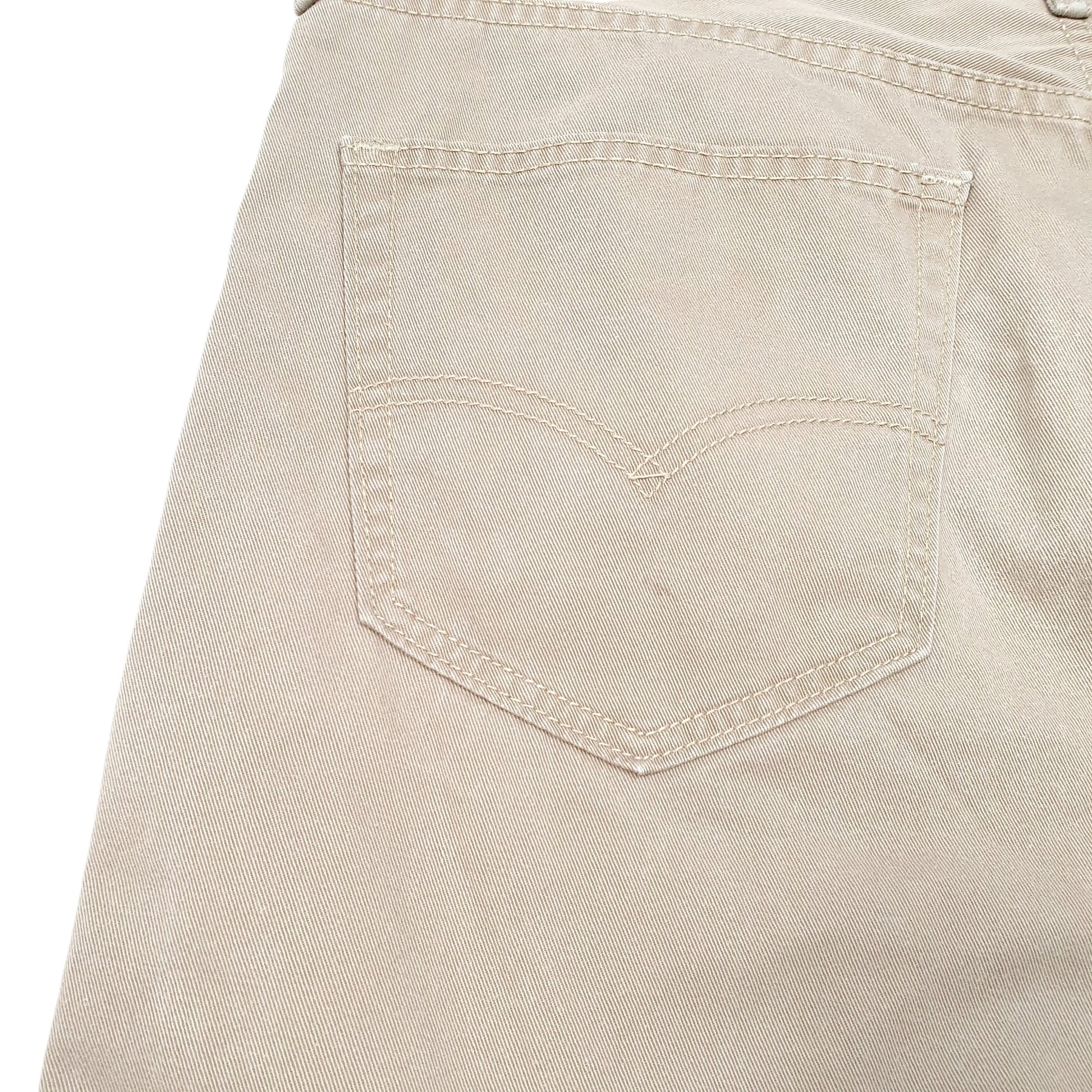 Mens Beige Levis 508 Regular Chino Shorts