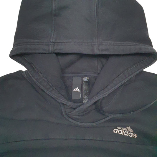 Mens Black Adidas  Hoodie Jumper