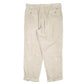 Mens Beige Dockers Double Pleated Khakis Corduroy Trousers