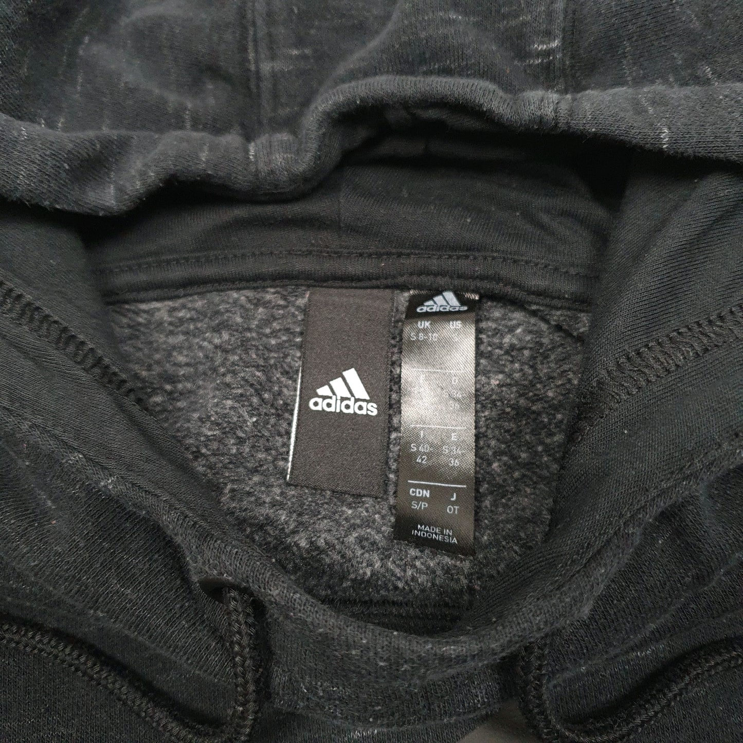 Womens Black Adidas  Hoodie Jumper