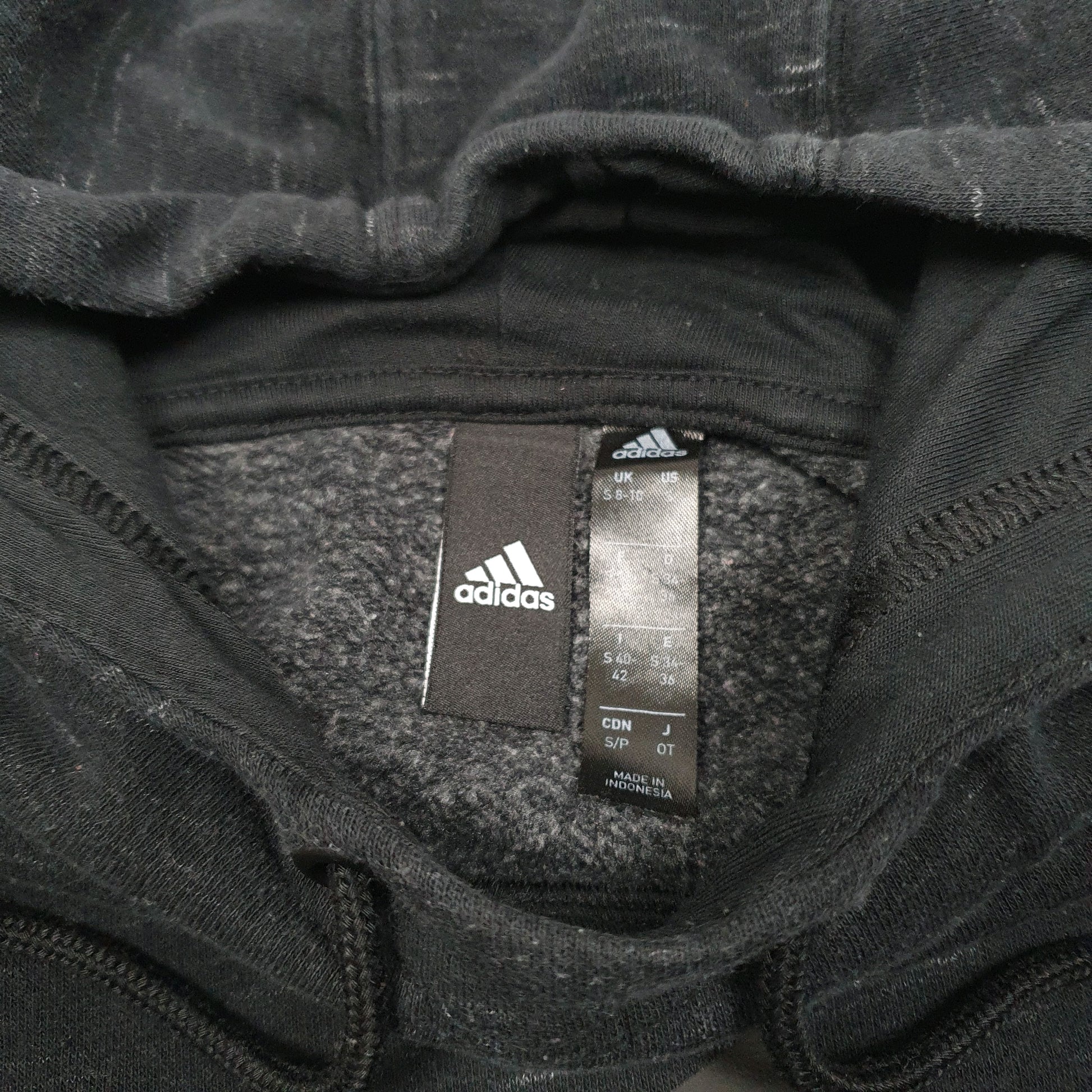 Womens Black Adidas  Hoodie Jumper