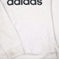 Mens White Adidas Spellout Golf Hoodie Jumper