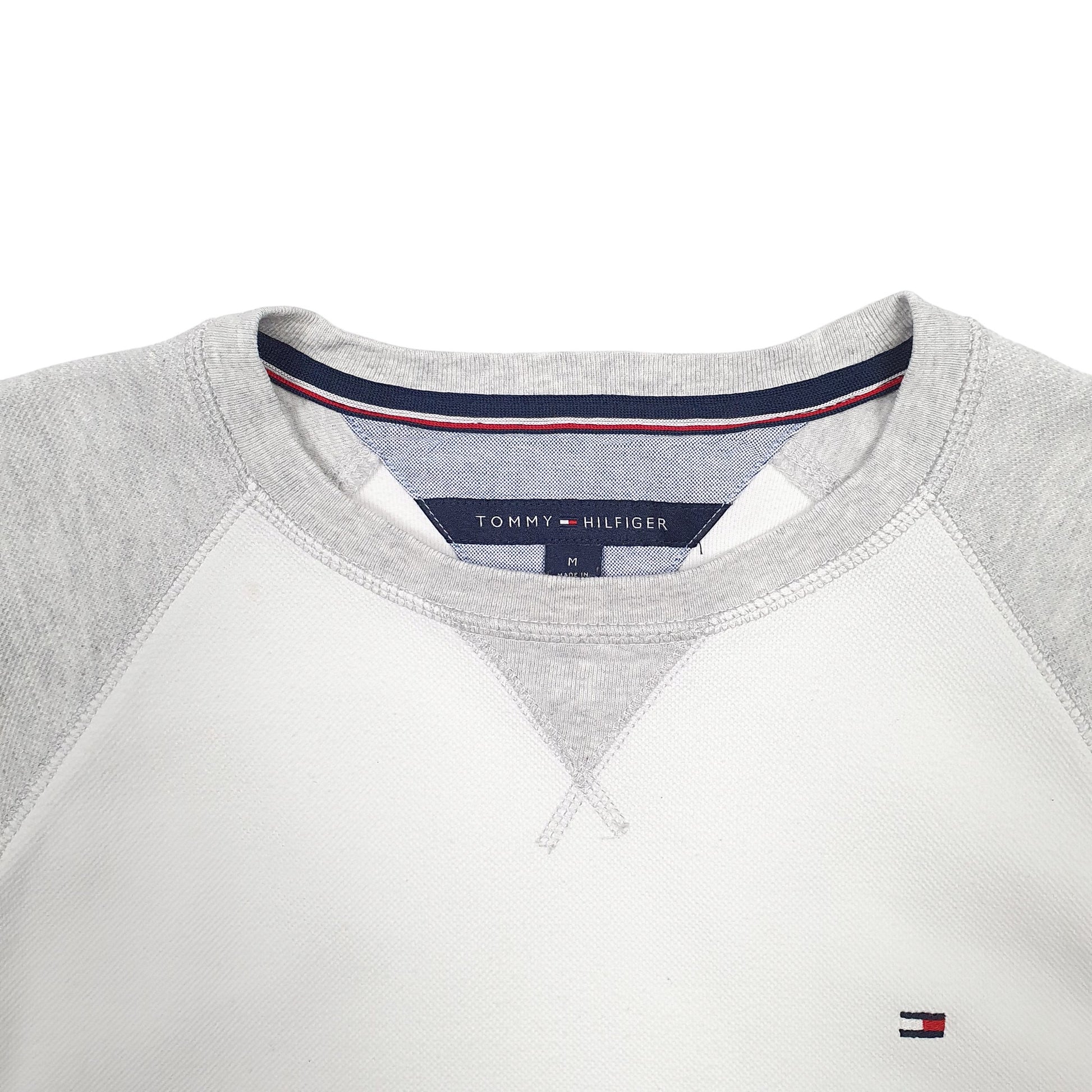 Mens Grey Tommy Hilfiger  Crewneck Jumper