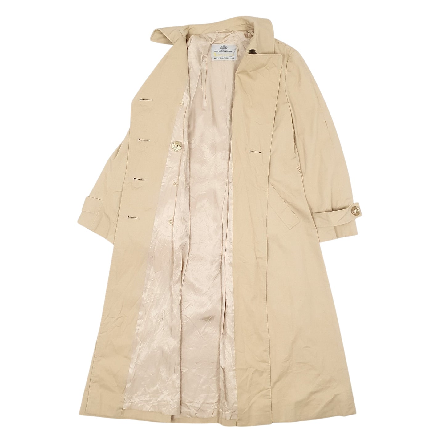 Womens Beige Aquascutum Vintage 90s  Coat