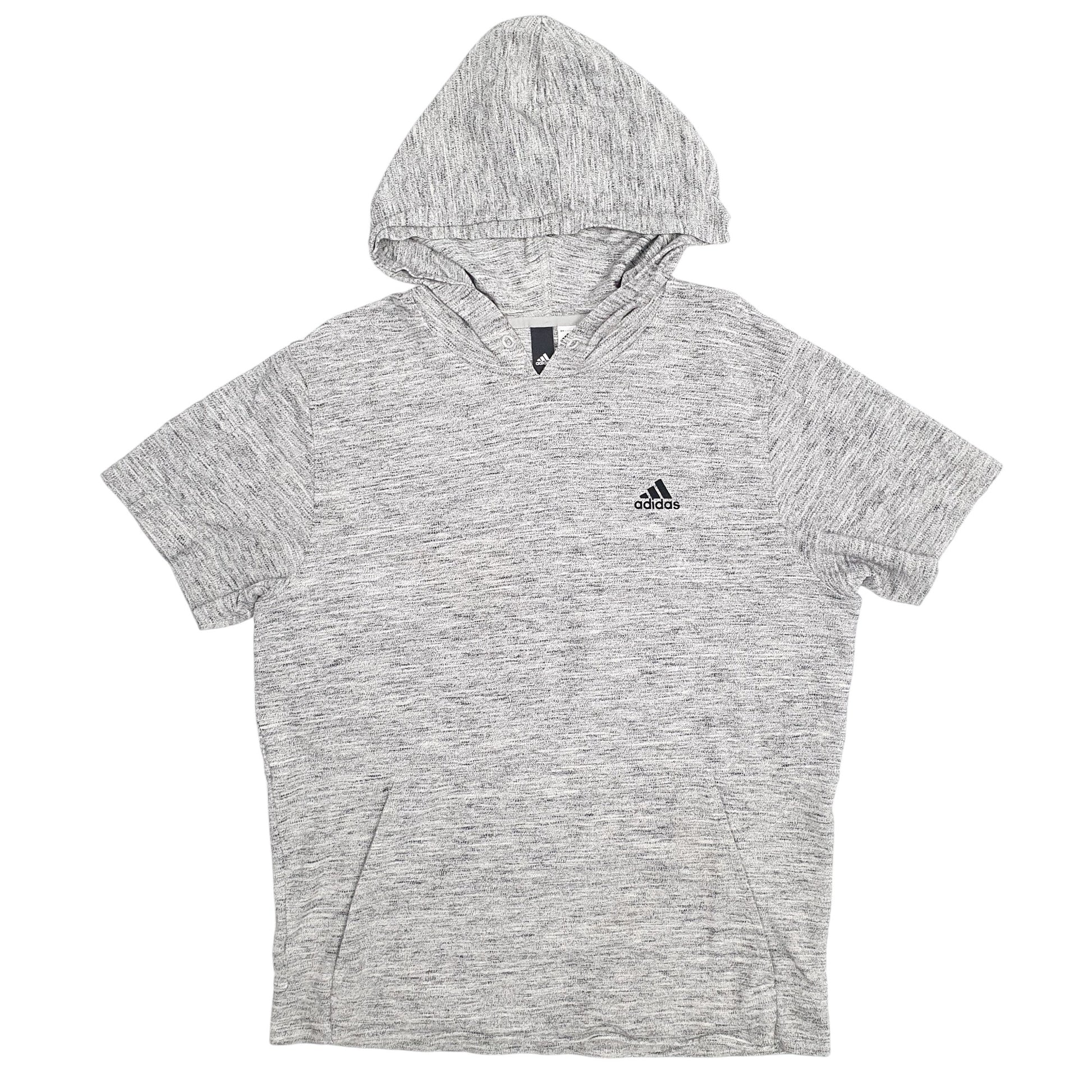 Womens Grey Adidas  Hoodie Jumper