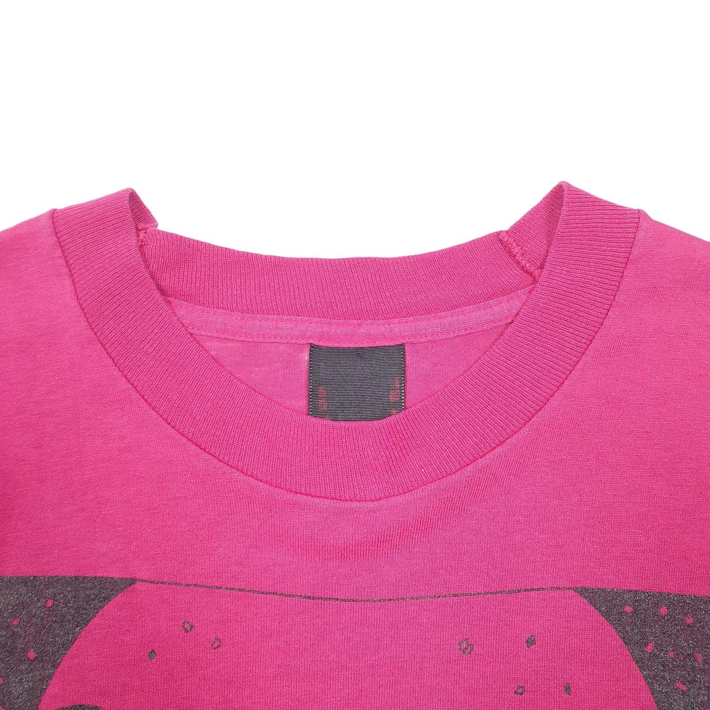 Mens Pink Screen Stars Single Stitch Vintage 90s Party Emporium Made In USA Short Sleeve T Shirt