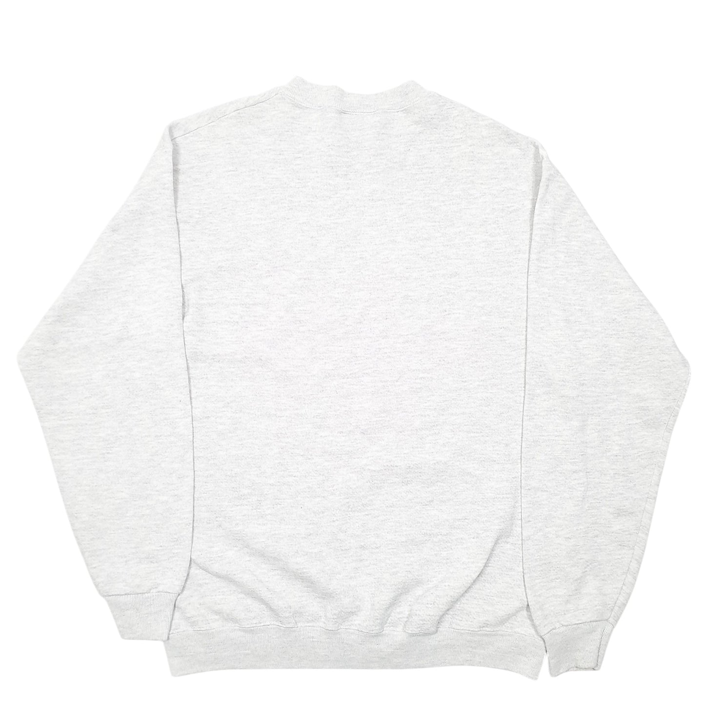 Mens Grey Lee Vintage Heavyweight Made In USA Tall Crewneck Jumper