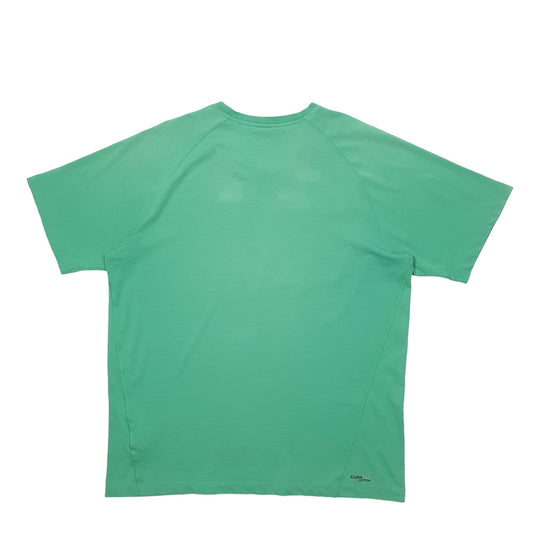 Mens Green Adidas Climalite Short Sleeve T Shirt