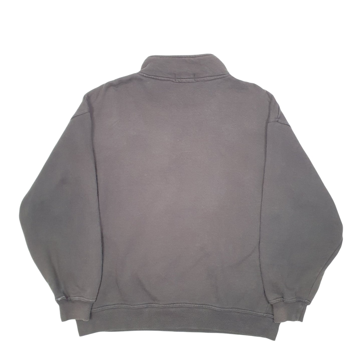 Mens Black Fila  Quarter Zip Jumper