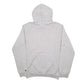 Mens Grey Champion Spellout Hoodie Jumper