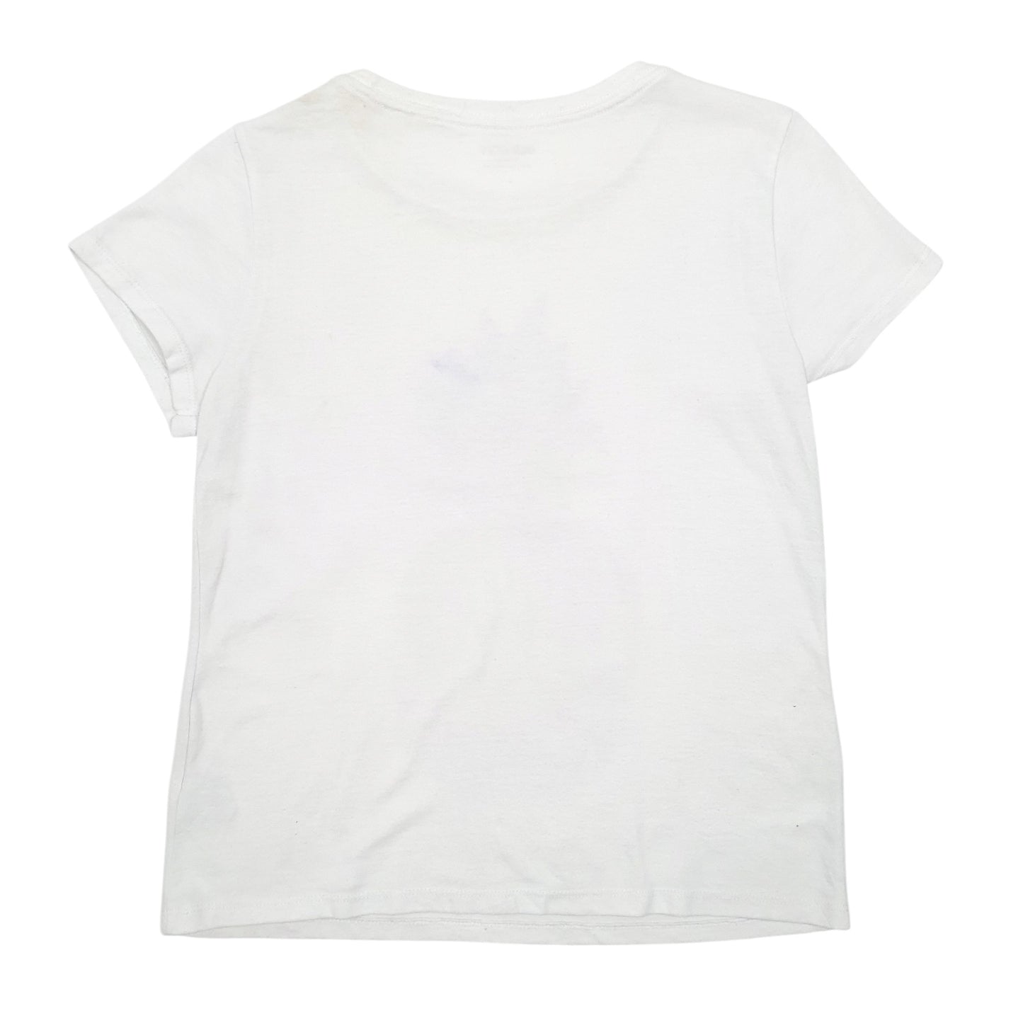 Womens White Old Navy Pineapple Tropical Short Sleeve T Shirt