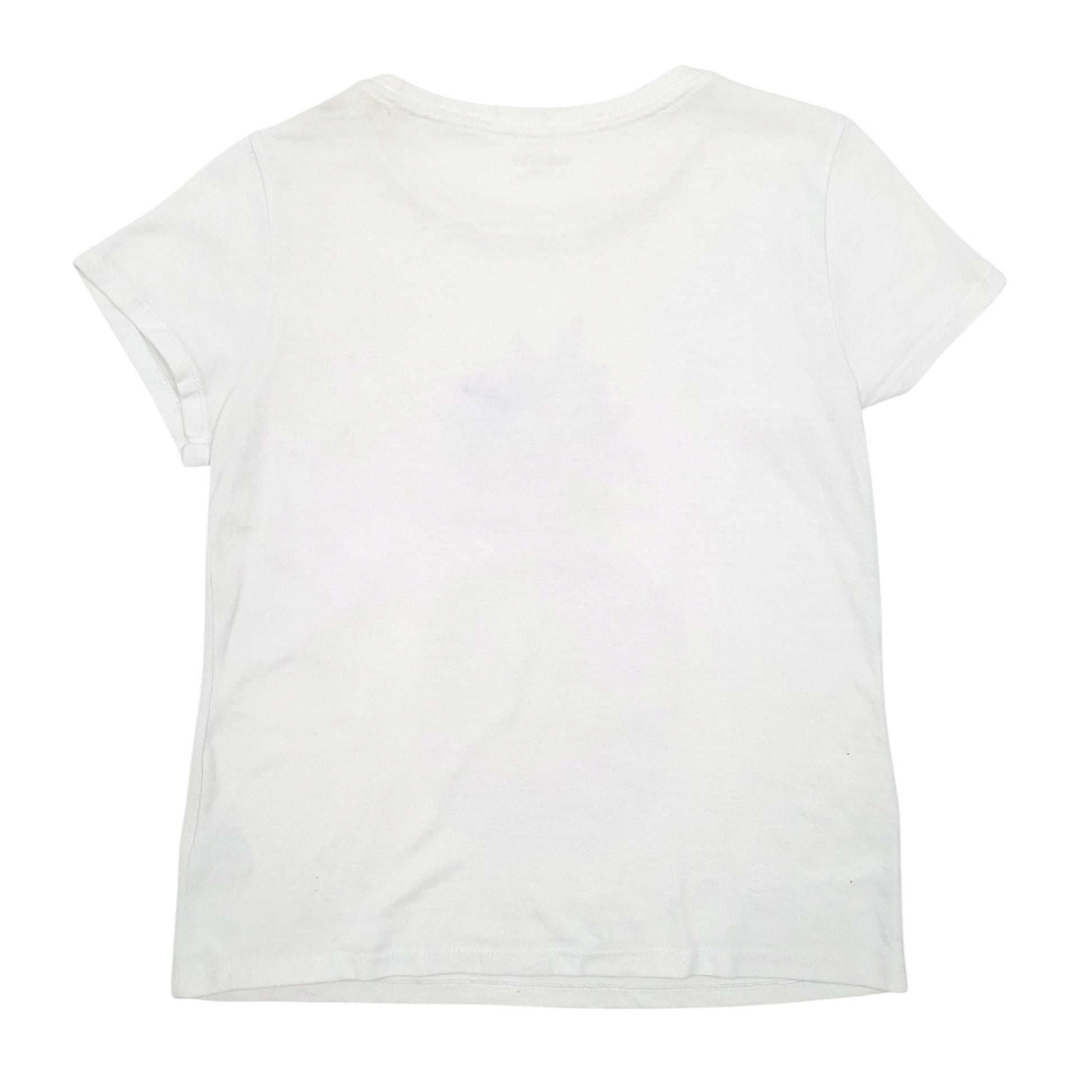 Womens White Old Navy Pineapple Tropical Short Sleeve T Shirt