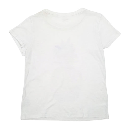 Womens White Old Navy Pineapple Tropical Short Sleeve T Shirt