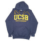 Mens Navy MV Sport UCSB Santa Barbara Spellout USA Hoodie Jumper