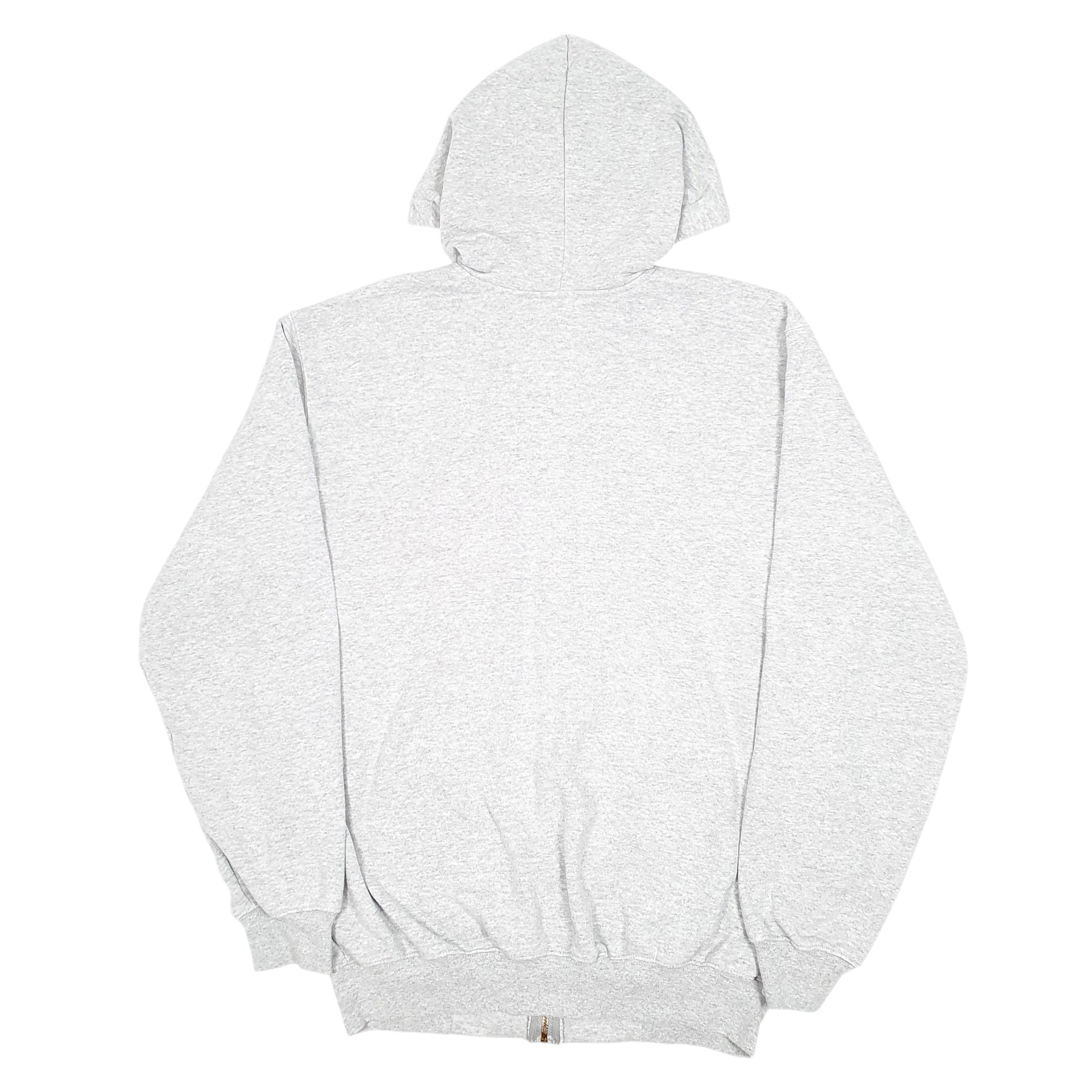 Mens Grey Carhartt Workwear Hoodie Full Zip Jumper