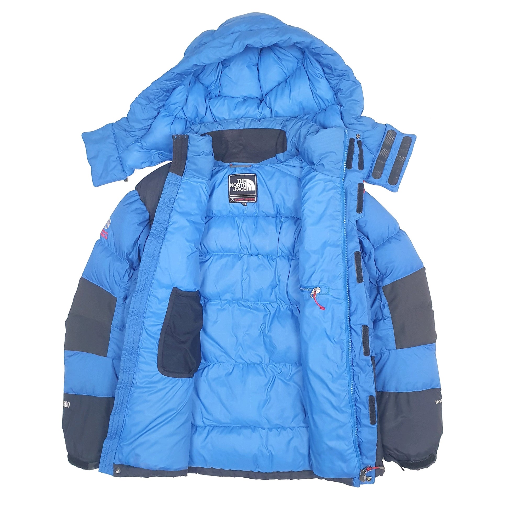 Mens Blue The North Face Baltoro 800 Summit Series  Coat