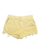 Womens Yellow Levis 501 Jorts Denim Shorts