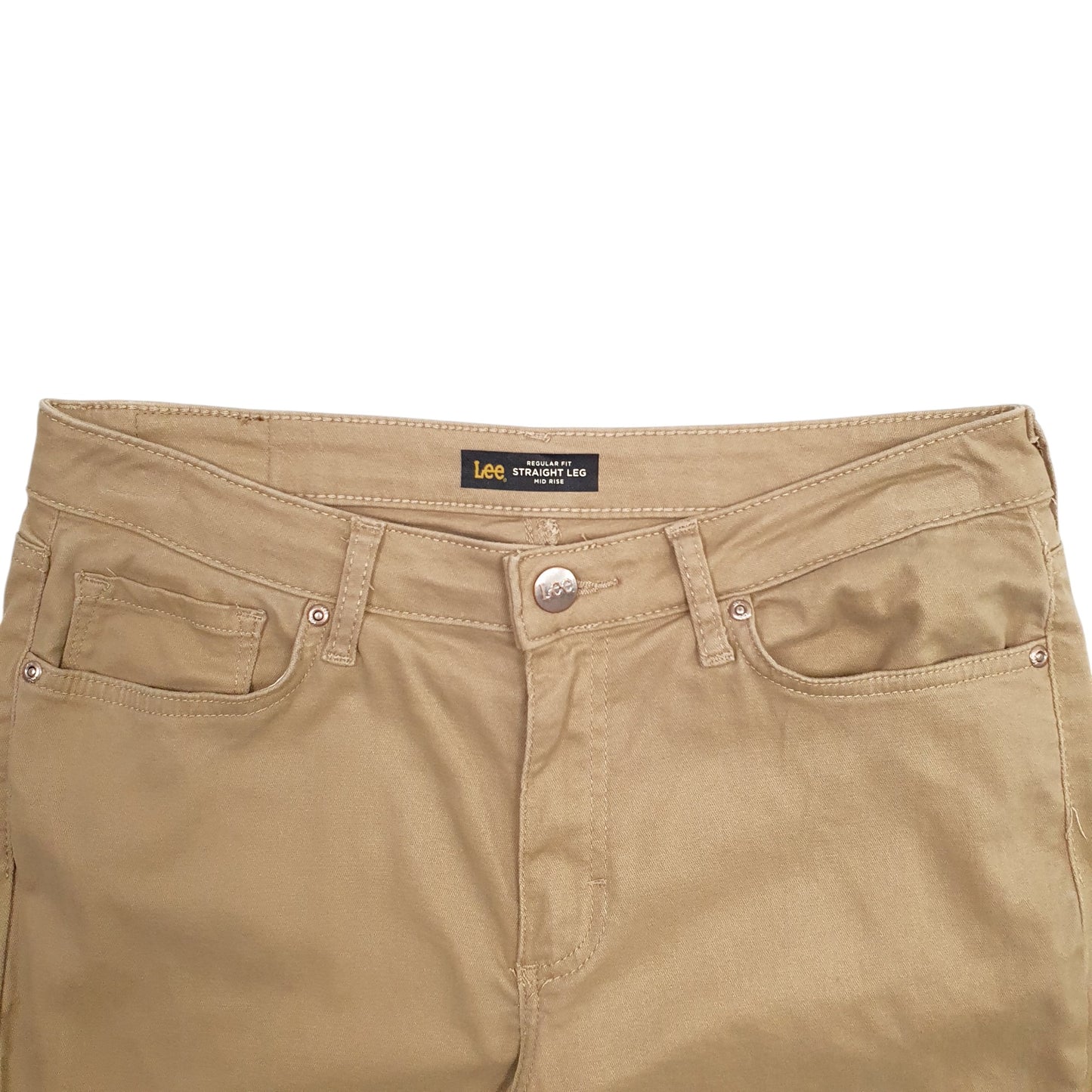 Womens Tan Lee  Chino Trousers