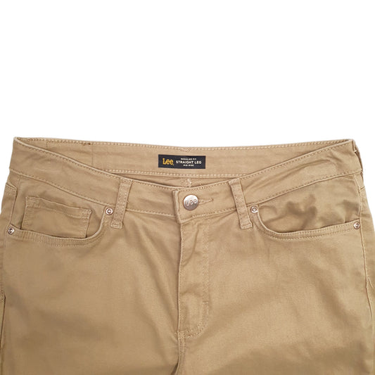 Womens Tan Lee  Chino Trousers