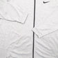 Mens Grey Nike Hoodie Dri Fit Active Tall Full Zip Jumper