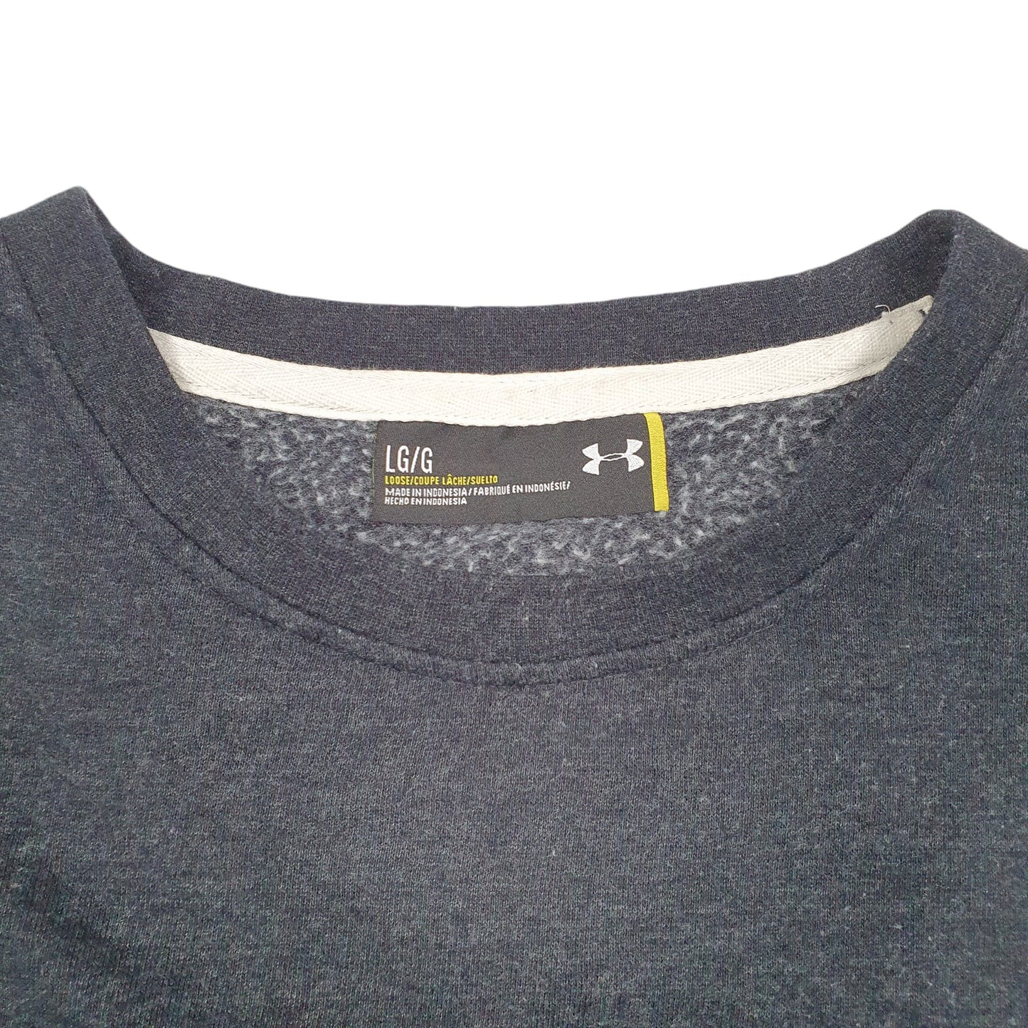 Mens Grey Under Armour  Crewneck Jumper