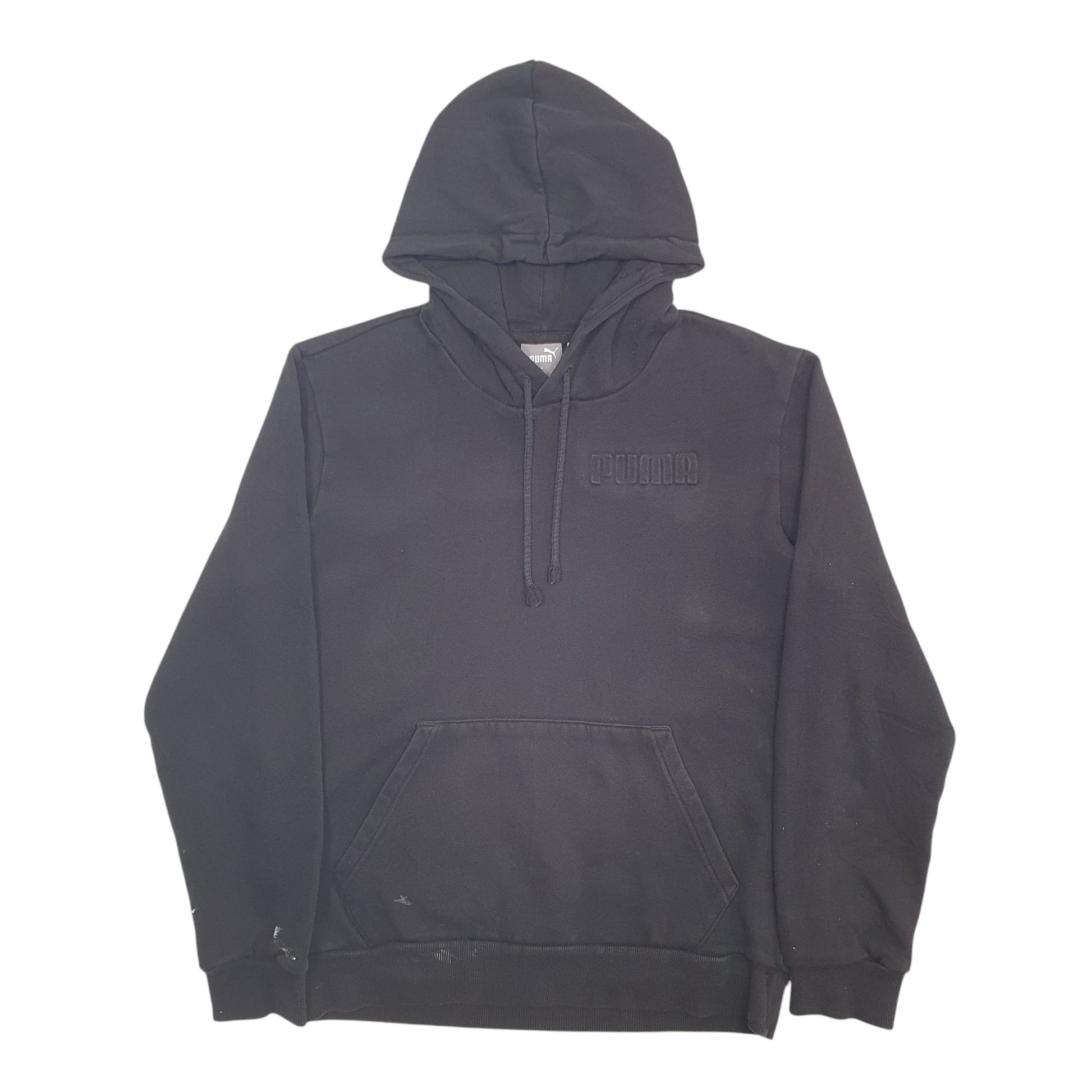 Mens Black Puma  Hoodie Jumper