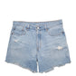 Womens Blue Levis 501 Jorts Denim Shorts