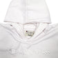 Mens White Champion Spellout Hoodie Jumper