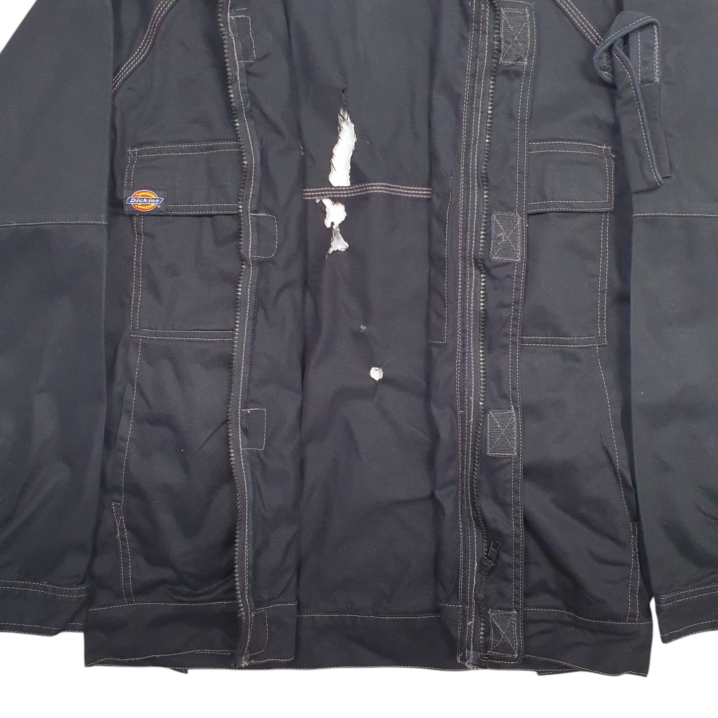 Mens Black Dickies   Coat