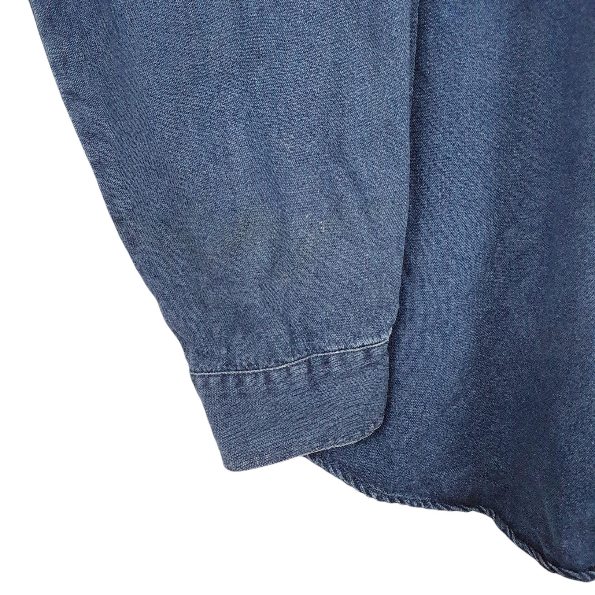 Mens Navy Levis Denim Jeans Vintage Red Tab Overshirt Long Sleeve Shirt