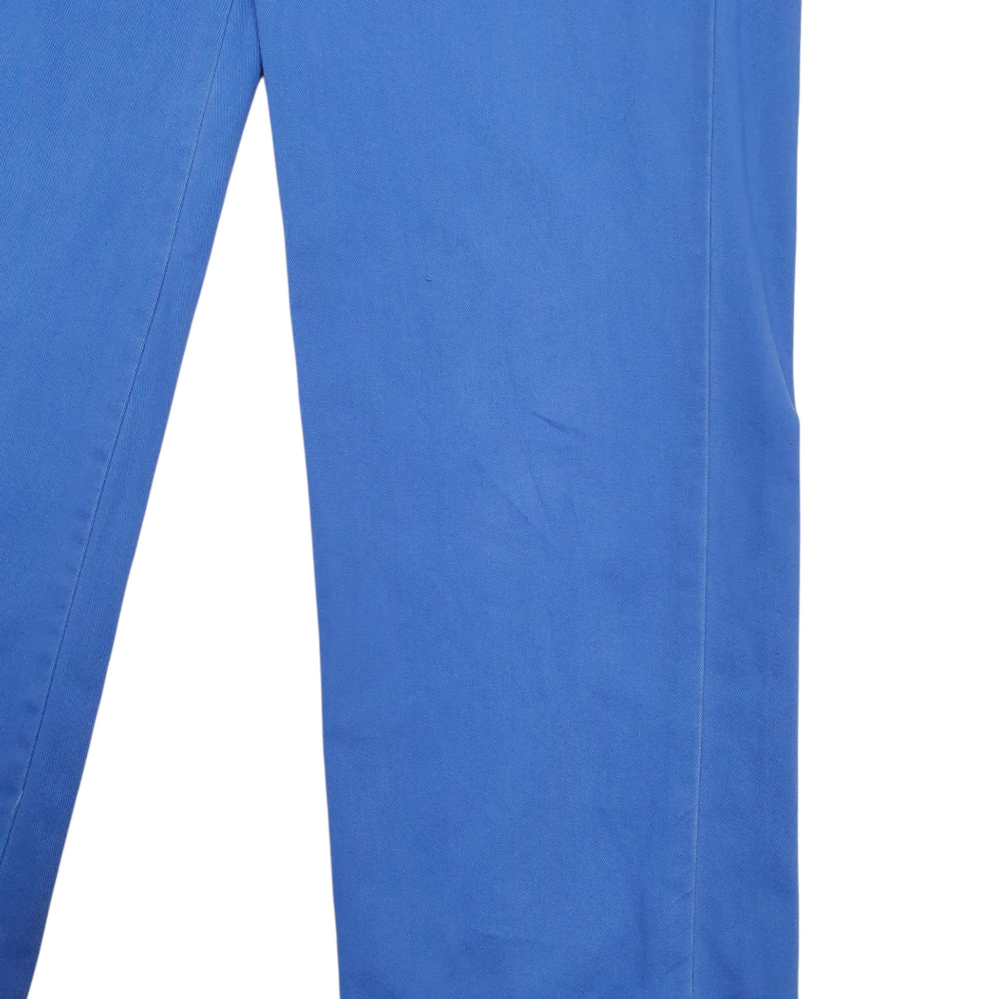 Mens Blue Polo Ralph Lauren Vintage 90s/00s Chino Trousers