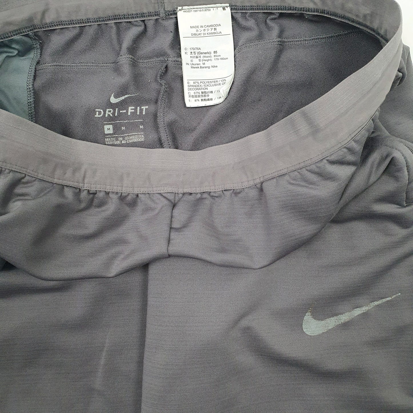 Mens Grey Nike Slim Jogger Trousers