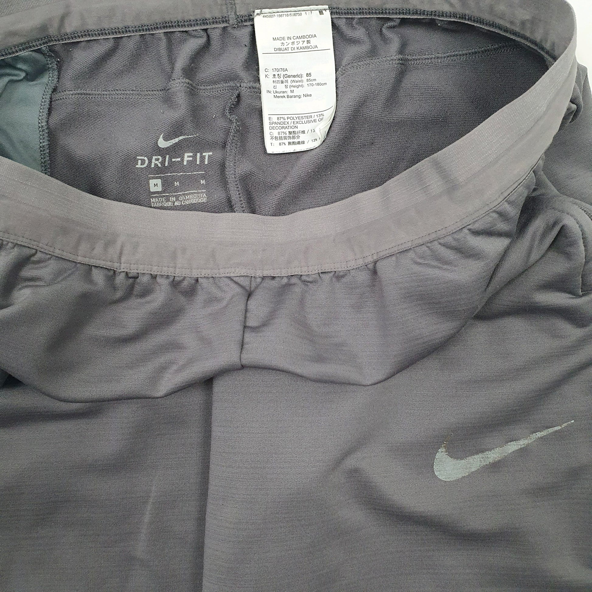 Mens Grey Nike Slim Jogger Trousers