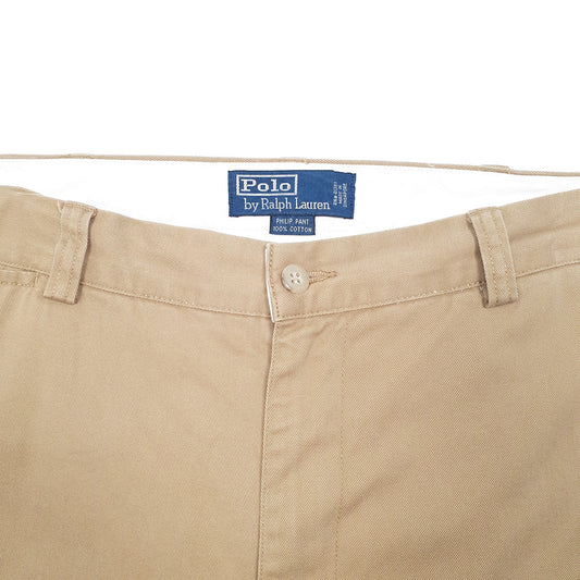 Mens Tan Polo Ralph Lauren Philip Pant Vintage Chino Trousers